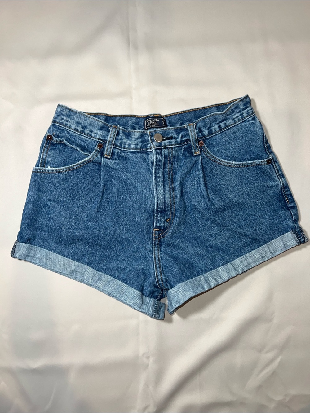 Abercrombie & Fitch Annie High Rise Denim Shorts | Size 27(4) - Picture 6 of 6